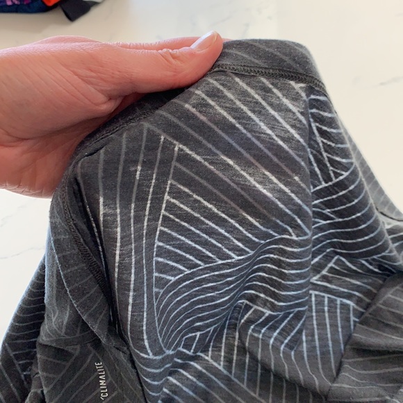 Adidas Climalite Burnout Tank Top Grey SzS - Picture 10 of 10